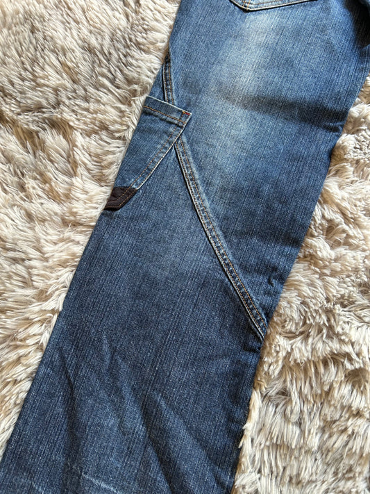 Jeans Small Gang uomo (IT 45) Y2K vintage cargo carpenter wide fit