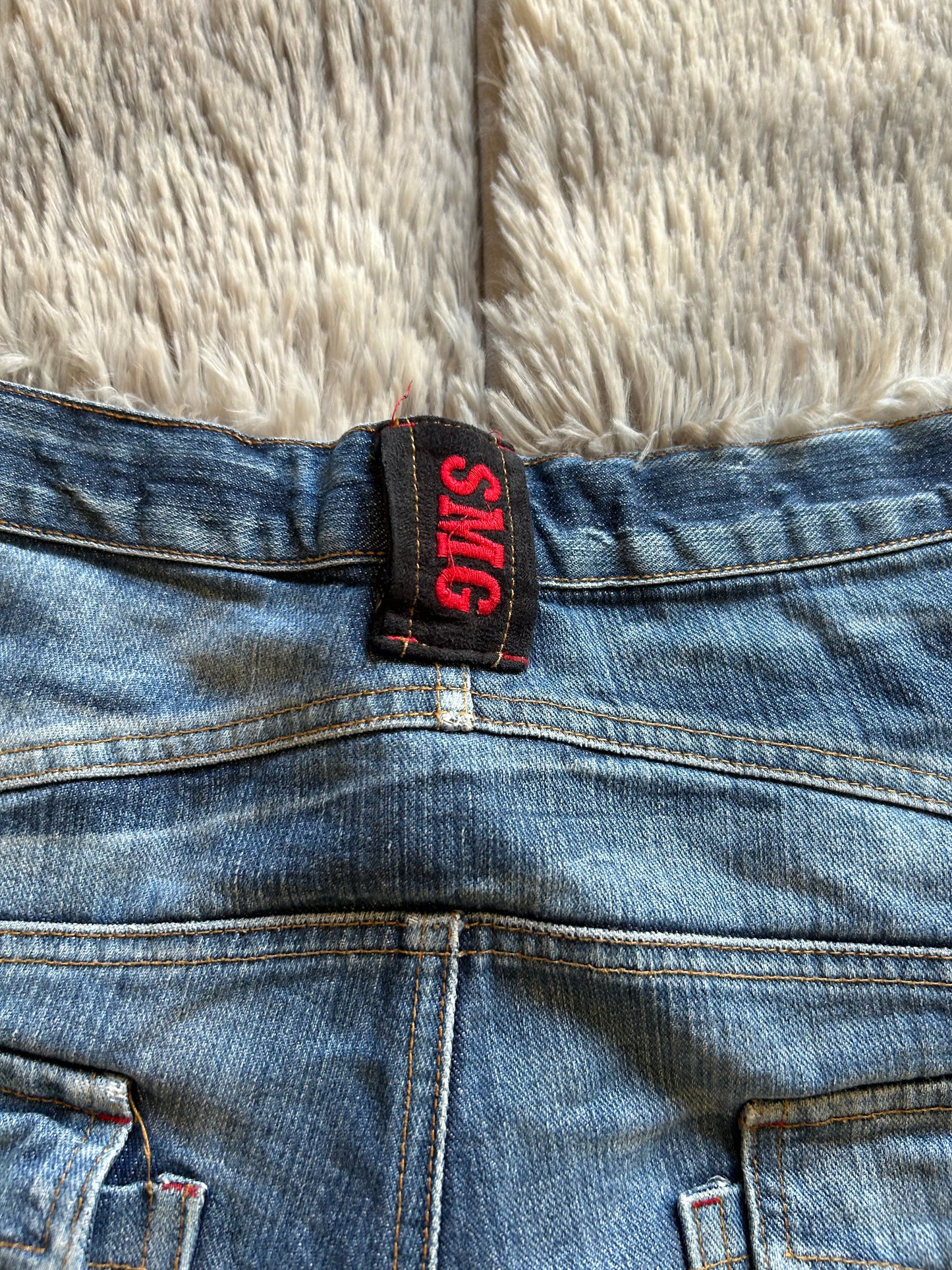 Jeans Small Gang uomo (IT 45) Y2K vintage cargo carpenter wide fit