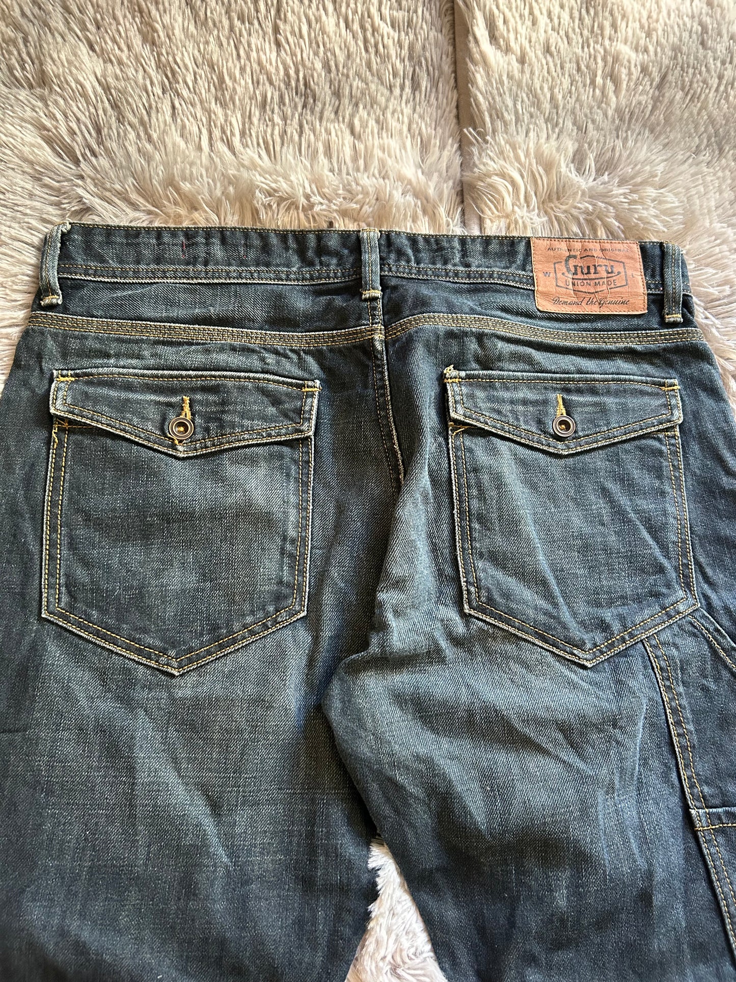 Jeans GURU uomo IT 46 (W32) Comfort Fit straight workwear vintage Y2K