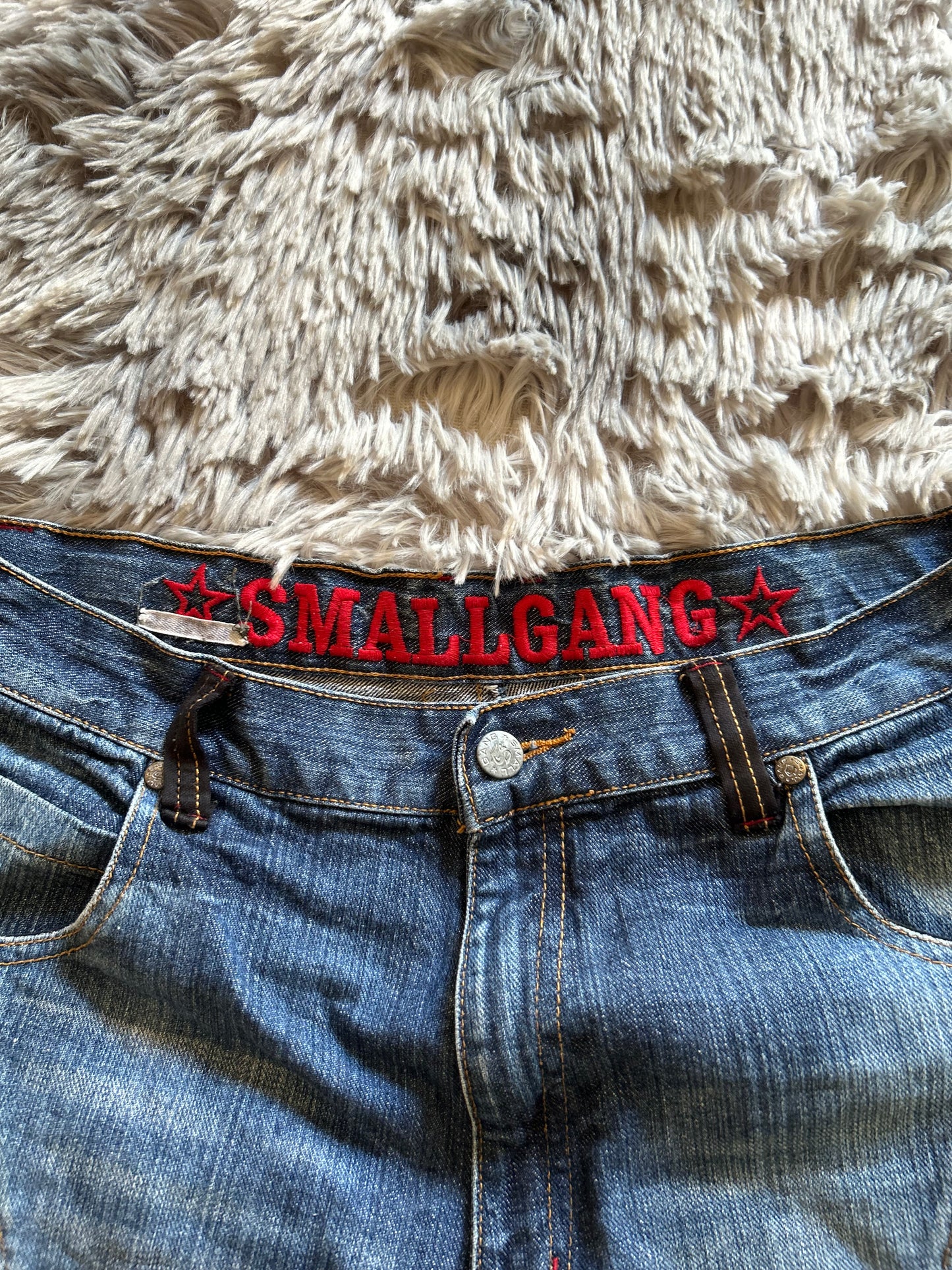 Jeans Small Gang uomo (IT 45) Y2K vintage cargo carpenter wide fit