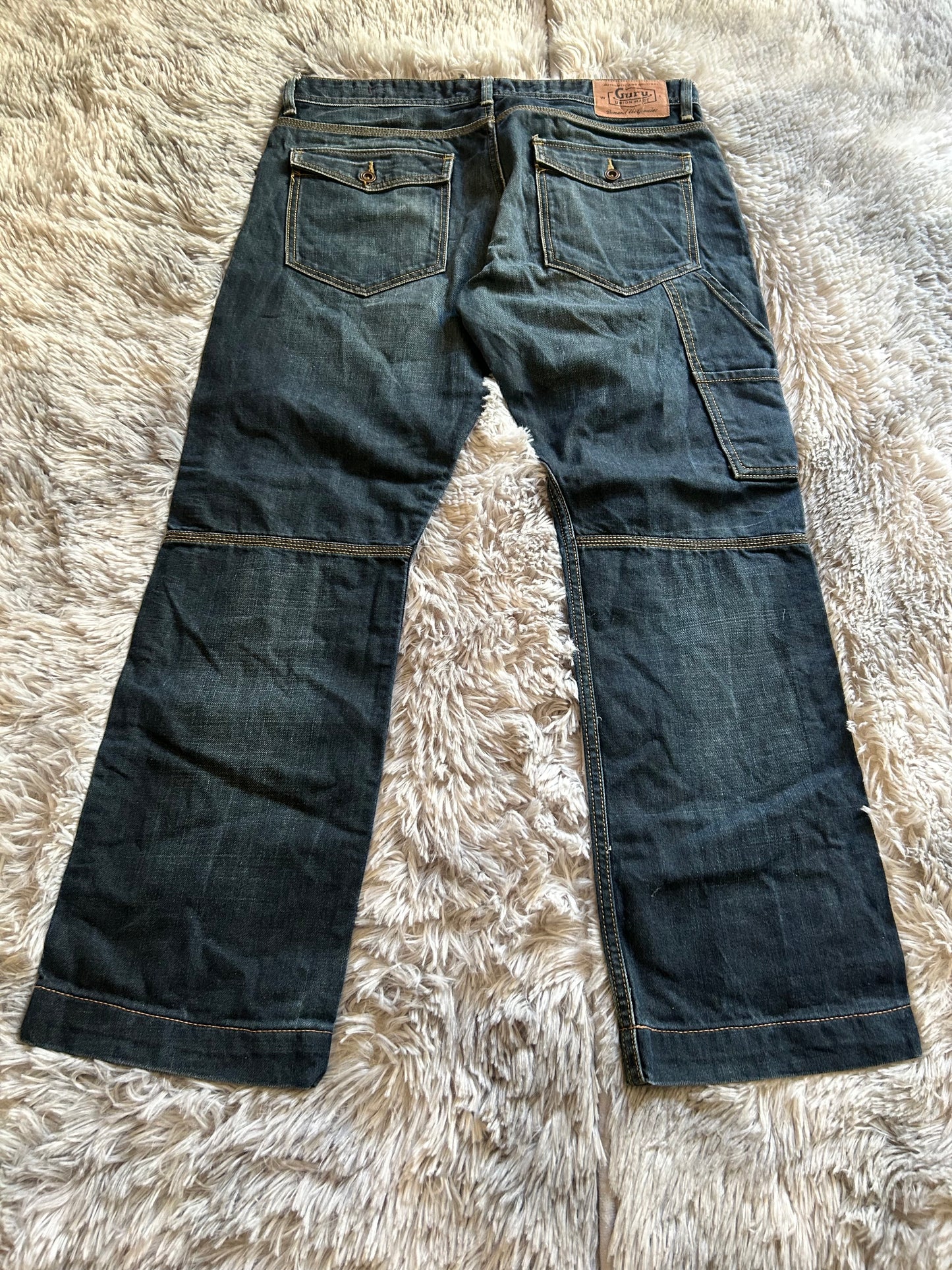 Jeans GURU uomo IT 46 (W32) Comfort Fit straight workwear vintage Y2K